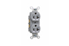 CR20GRY - Duplex Recp 20A 125V Side Wire Gy - Legrand-Pass & Seymour