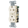 CR20LA - Dup RCPT, Comm Grade 20A 125V, 5-20R, La - Wiring Device-Kellems