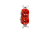 CR20RED - Duplex Recp 20A 125V Side Wire RD - Pass & Seymour/Legrand