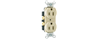 CRB5262I - 15A 125V Construct Duplex Recp Iv - Legrand-Pass & Seymour