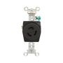 CWL715R - Recp Single 15A 277V 2P3W H/L BK - Eaton