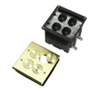 FB2TRDR2B - Floor Box 2G 2 Duplex Recp Brass - Legrand-Pass & Seymour
