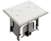 FLBA101W - White Adj Floor Box - N/A