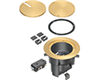 FLBR5420MB - In Box Floor Box Kit W/Brass Plate - Arlington