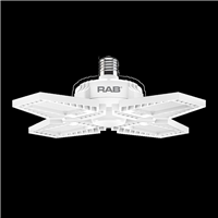 HID80VE26850BYPG - 80W Led Garage Light E26 Base 5K 10000LM - Rab Lighting Inc