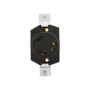 L630R - Recp Single 30A 250V 2P3W LKG BK - Eaton