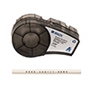 M21125C342 - Heat-Shrink Wire and Cable Labels, 1/8" BK/WH - Brady®