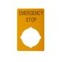 M22XZKGB99 - E-Stop Legend Plate - Eaton