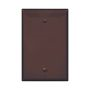 PJ13B - Wallplate 1G Blank Box Mount Poly Mid BR - Eaton
