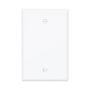 PJ13W - Wallplate 1G Blank Box Mount Poly Mid WH - Eaton