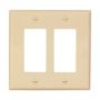 PJ262V - Wallplate 2G Decorator Poly Mid Iv - Eaton