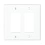 PJ262W - Wallplate 2G Decorator Poly Mid WH - Eaton