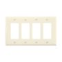 PJ264LA - Wallplate 4G Decorator Poly Mid La - Eaton