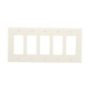PJ265LA - Wallplate 5G Decorator Poly Mid La - Eaton Wiring Devices