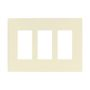 PJS263LA - Wallplate 3G Deco Screwless Poly Mid La - Eaton