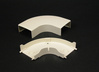 PN05F11FW - NM 90 D. Flat Elbow PN05 Fog WH - Wiremold