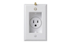 S3713W - Recp Recessed 15A 125V W W/Wallplate - Legrand-Pass & Seymour