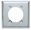S3863C - Smooth Chrome 2G Power Outlet 2.468" - Legrand-Pass & Seymour