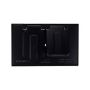 S989BLK - Cover 1G WP Dup Recp Horiz 2LIDS Metal BK - Eaton