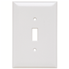 SP01W - Plastic Wallplate Jumbo 1G Toggle W/Out Line WH - Legrand-Pass & Seymour