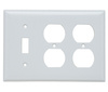 SP182W - Smooth Wallplate 1G Toggle 2G Duplex WH - Legrand-Pass & Seymour