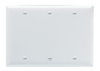 SP33W - Smooth Wallplate 3G Blank Box MT WH - Legrand-Pass & Seymour