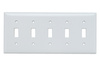 SP5W - Smooth Wallplate 5G Toggle WH - Legrand-Pass & Seymour