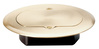 TM1542TRFM - Round Brass Floor Box Cover Flush TR Recp - Legrand-Pass & Seymour