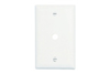 TP11W - Trademaster Wallplate 1G Tele or Cable Box WH - Legrand-Pass & Seymour