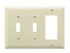 TP226I - Trademaster Wallplate 3G 2 Toggle 1 Decor Iv - Legrand-Pass & Seymour