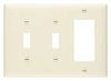 TP226LA - Trademaster Wallplate 3G 2 Toggle 1 Decor La - Legrand-Pass & Seymour