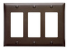 TP263 - Trademaster Wallplate 3G 3 Decor BR - Legrand-Pass & Seymour