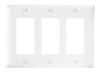 TP263W - Trademaster Wallplate 3G 3 Decor WH - Legrand-Pass & Seymour
