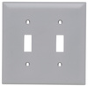 TP2GRY - Trademaster Wallplate 2G 2 Toggle Gy - Legrand-Pass & Seymour
