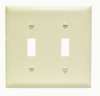 TP2I - Trademaster Wallplate 2G 2 Toggle Iv - Pass & Seymour/Legrand