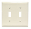 TP2LA - Trademaster Wallplate 2G 2 Toggle La - Legrand-Pass & Seymour