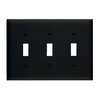TP3BK - Trademaster Wallplate 3G 3 Toggle BK - Legrand-Pass & Seymour