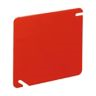 TP472RED - 4SQ FLT BLNK Red CVR - Eaton