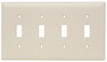 TP4LA - Trademaster Wallplate 4G 4 Toggle La - Legrand-Pass & Seymour
