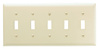 TP5 - Trademaster Wallplate 5G 5 Toggle BR - Legrand-Pass & Seymour