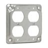TP510 - 4SQ CVR (2)DPX RCPT - Crouse-Hinds