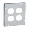 TP728 - 4-11/16" SQ CVR (2) Dup RCPT - Eaton