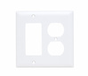 TP826W - Trademaster Wallplate 2G 1 Duplex 1 Decor WH - Legrand-Pass & Seymour