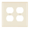 TP82LA - Trademaster Wallplate 2G 2 Duplex La - Pass & Seymour/Legrand