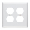 TP82W - Trademaster Wallplate 2G 2 Duplex WH - Legrand-Pass & Seymour