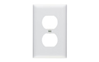 TP8W - Trademaster Wallplate 1G 1 Duplex WH - Legrand-Pass & Seymour