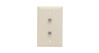 TPCATV2LA - 2 F Type Coax Connector In 1G TP PL La - Legrand-On-Q