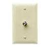 TPCATVI - F Type Coax Connector W/TP Wallplate Iv - Pass & Seymour/Legrand