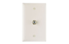 TPCATVLA - F Type Coax Connector W/TP Wallplate La - Legrand-On-Q