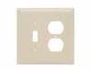 TPJ18I - Trademaster Wallplate Jumbo 2G 1 Toggle Duplex Iv - Legrand-Pass & Seymour